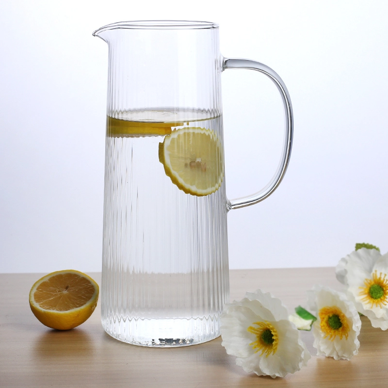1300ML Promotion Items High Borosilicate Glass Jug Vintage Water Glass Jug Drinking Glass Jugs With Handle 1