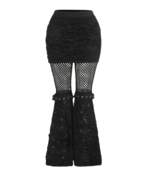 Women's Mesh Fishing Net Hollow Pants 1