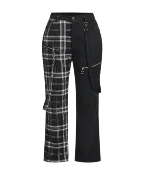 Women's Fashion Splicing Pants for Stylish Professionals 1