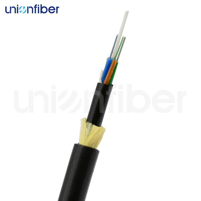 Aerial al aire libre 24 48 96 Cable de fibra óptica de fibra de fibra de doble vaina central 1