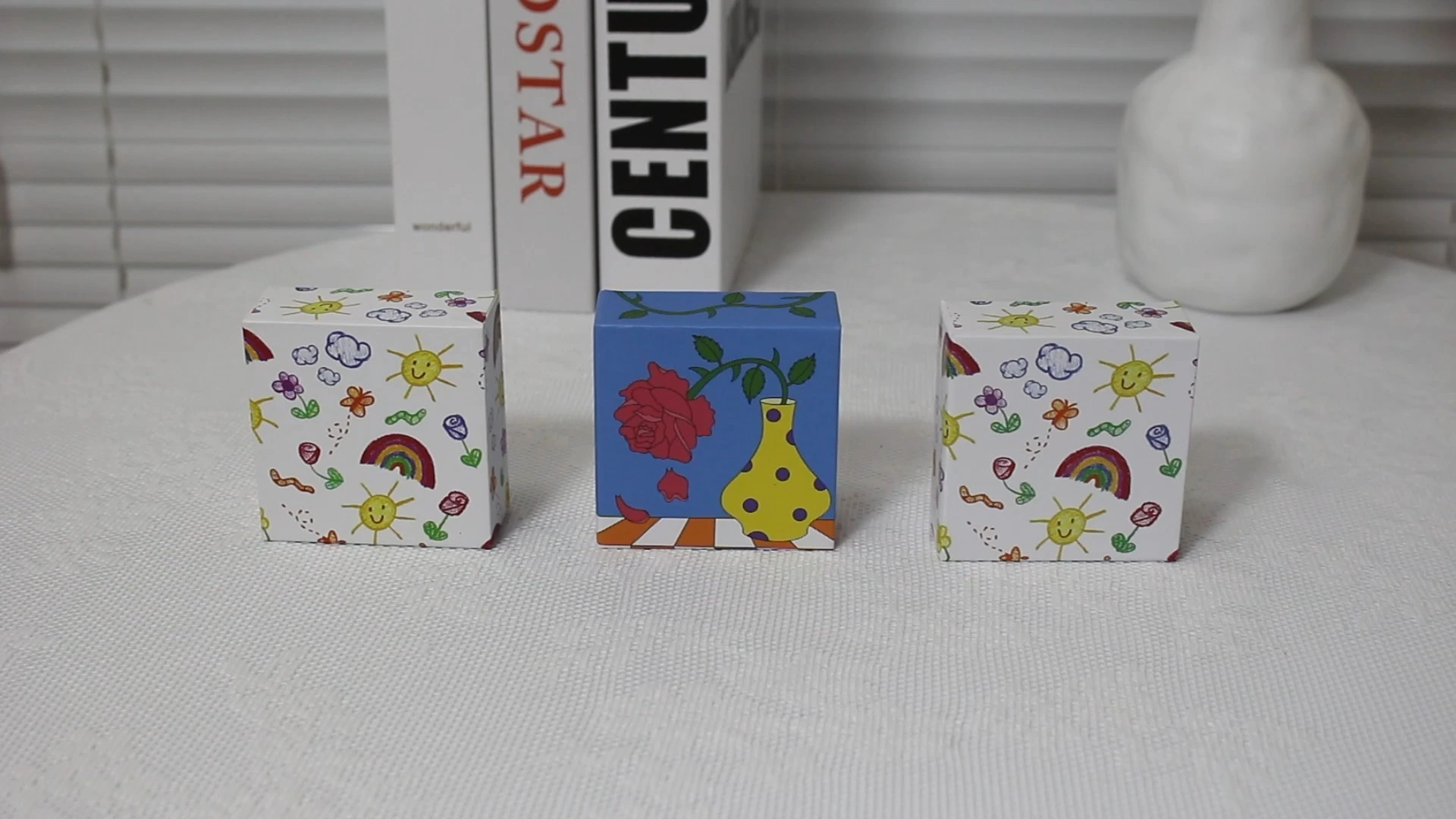 Schmuckschubladen-Verpackungsbox mit Wellpapiereinlage 1