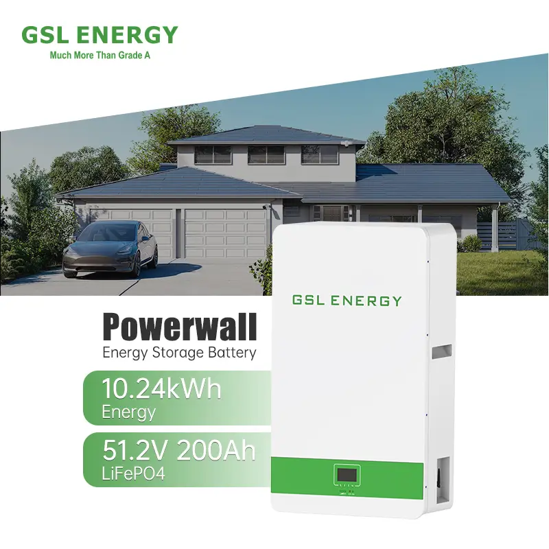 51.2v 200ah Wall-mounted Lithium Iron Phosphate Battery