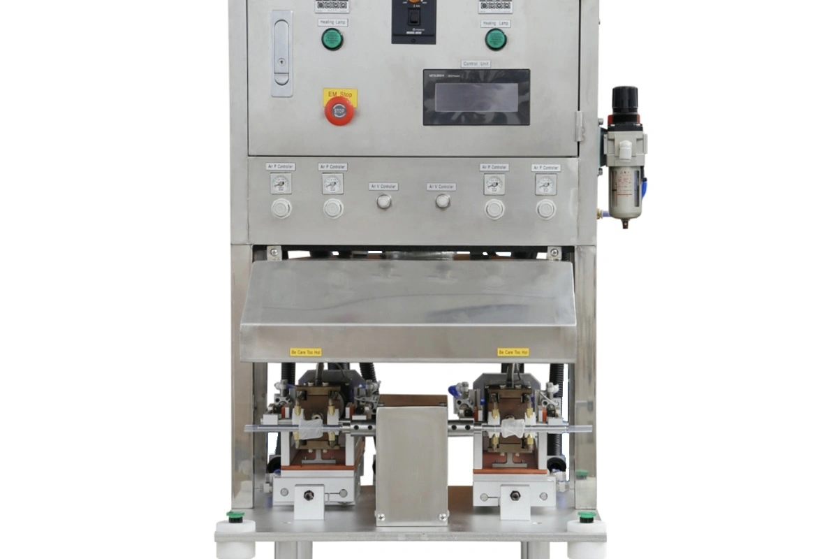 PVC balloon crimping machine. 1