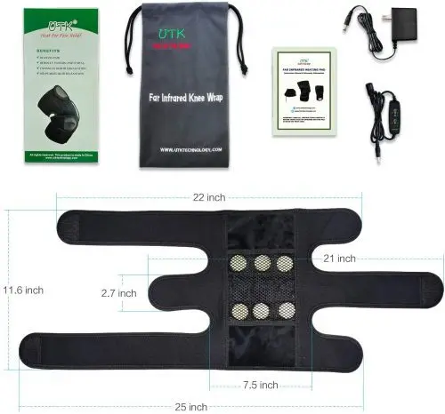 (GEBRAUCHT) UTK Bestes Infrarot-Heizkissen für Knie oder Infrarot-Kniebandage – NUR USA 7