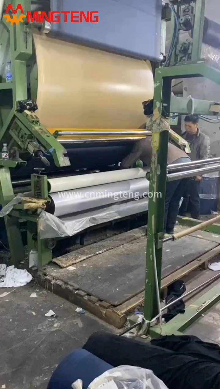 Автоматический клеевой ламинатор МТ-900 на водной основе для войлочной ткани 1
