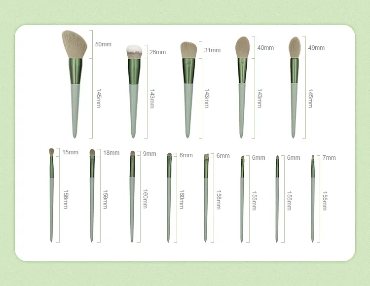 ZUKIMM Complete Makeup Brush Set ISO9001 Complete Makeup Brush Set Made in China 9