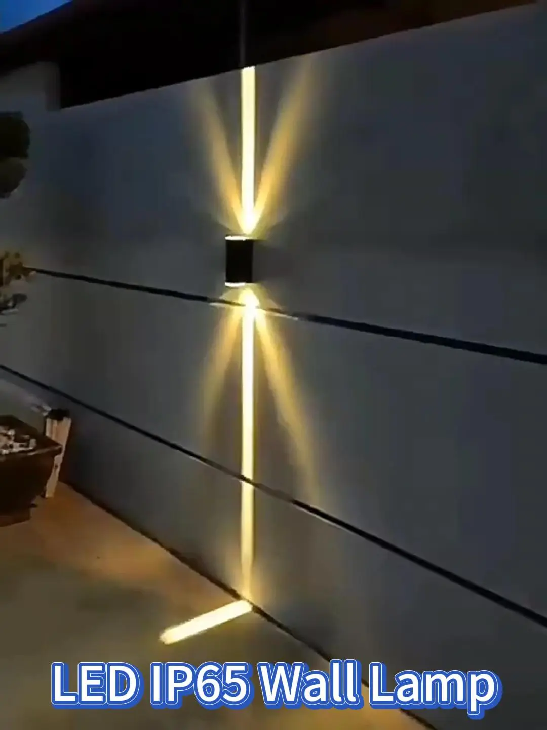 Hongsheng HOSHAEM LED Dual Head Outdoor Indoor Wandleuchte IP65 Wasserdichtes quadratisches Wandpaket für Türpfosten Korridor Villa Hotel Spotlight 1