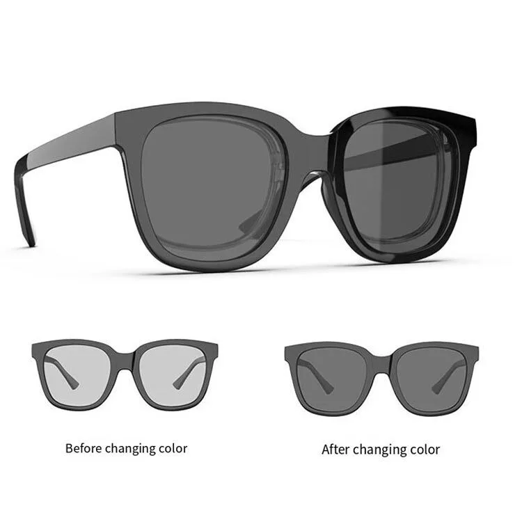 Wearable Myopia Lenses Automatic Light Sensing Color Changing Sunglasses 1
