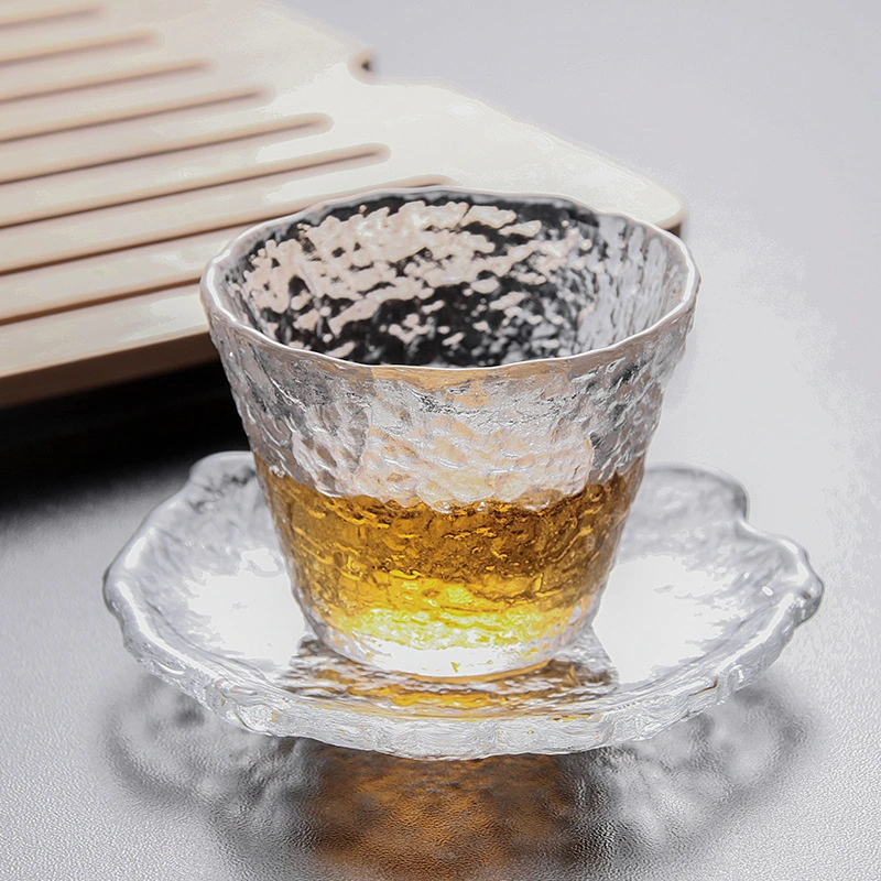 Pola Palu Gelas Kaca Kecil Wiski Tequila Teks Pola Halus 1