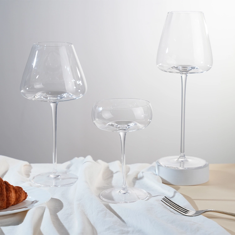570ml feito à máquina com corte a frio de vidro elegante de alta qualidade para bebidas 1
