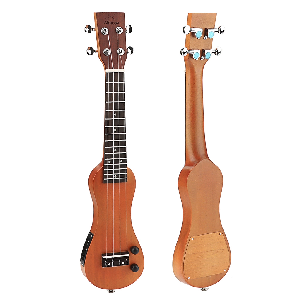 Børn Ukulele Elektrisk Guitar Ukulele Mahogni Ukulele Musikinstrument 1