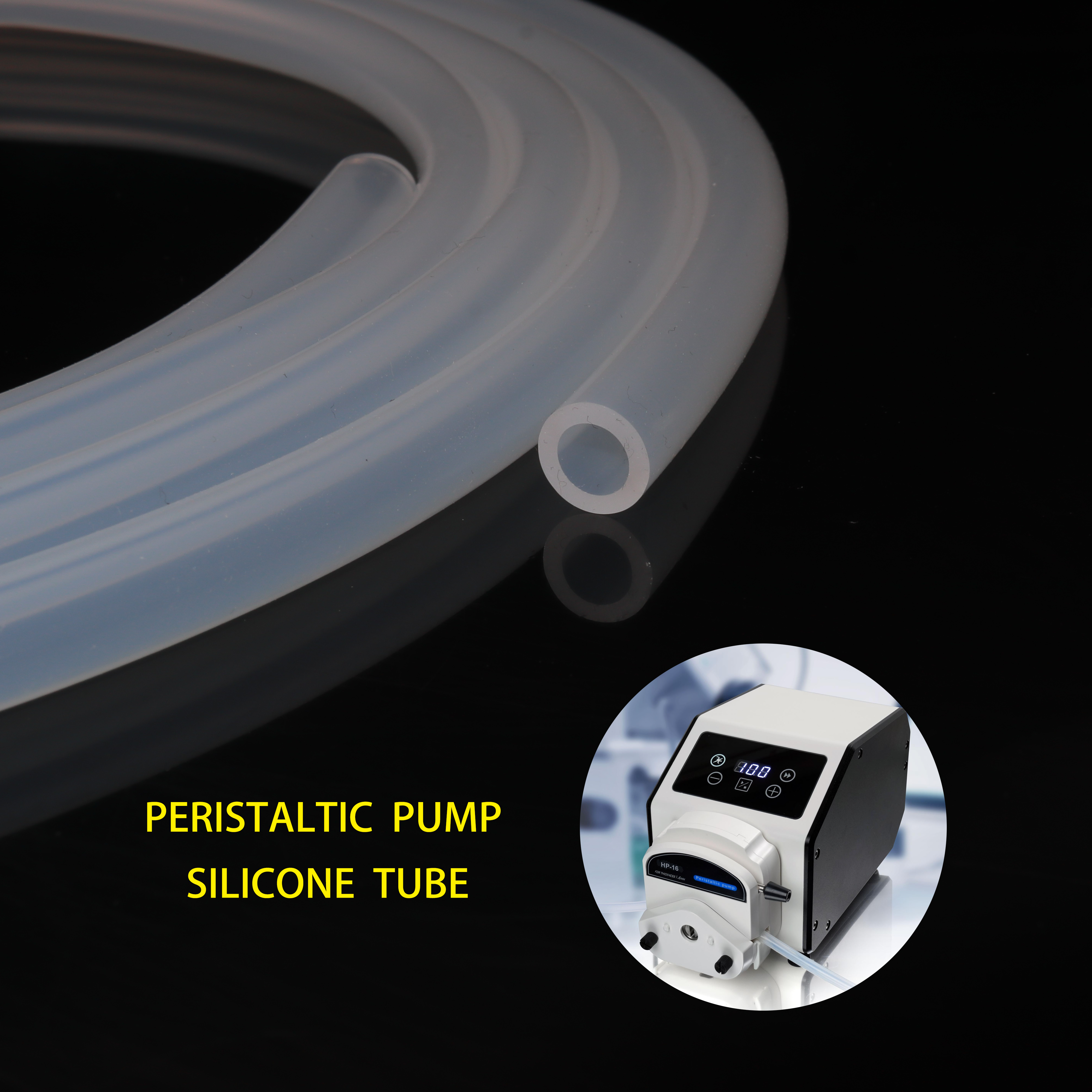 17 # tube de silicone de pompe péristaltique tube de silicone 6.4x9.6mm tube de silicone résistant à l'usure tuyau de silicone transparent de qualité alimentaire pompe péristaltique spéciale 1