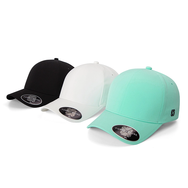 six-panel low-profile Lightly Structured polyester athletic baseball caps 1