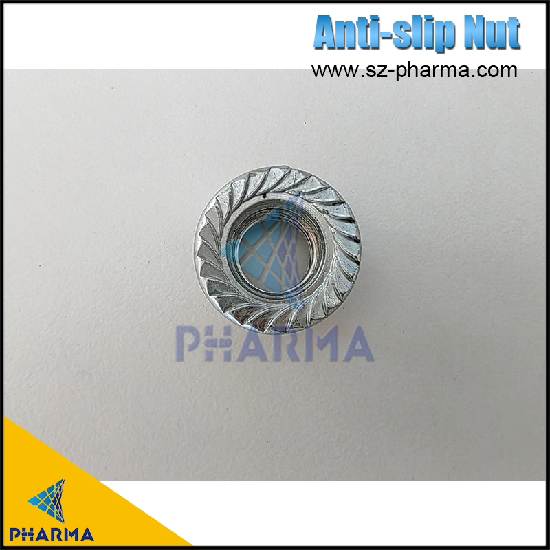 Flange hexagonal non-slip galvanized nuts M10 1