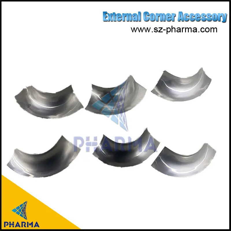 Accesorio de purificación de aluminio, piezas redondas exteriores, alargador de esquina exterior, accesorio de arco externo bidireccional 5