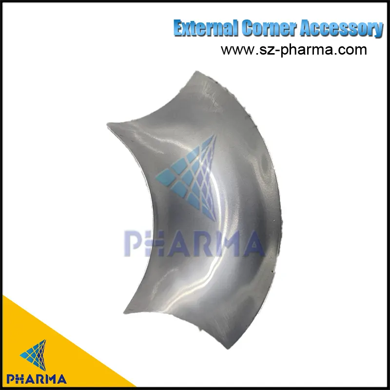 Accesorio de purificación de aluminio, piezas redondas exteriores, alargador de esquina exterior, accesorio de arco externo bidireccional 4