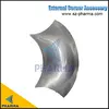 Accesorio de purificación de aluminio, piezas redondas exteriores, alargador de esquina exterior, accesorio de arco externo bidireccional 4