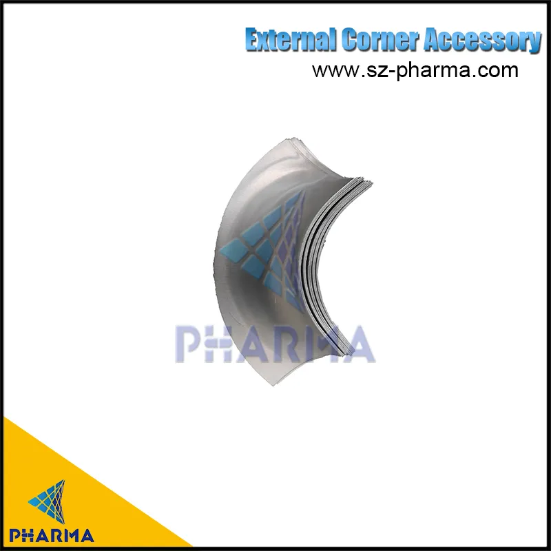 Accesorio de purificación de aluminio, piezas redondas exteriores, alargador de esquina exterior, accesorio de arco externo bidireccional 3