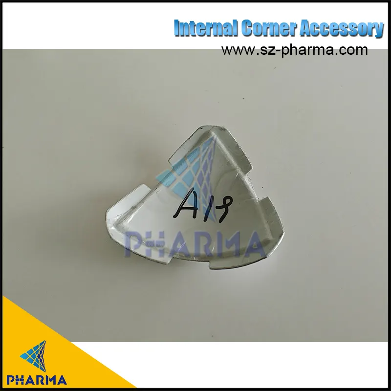 Accesorio de esquina interna de aleación de aluminio Accesorio en forma de T para sala limpia 2