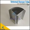 Profilé d'angle en aluminium pour salle blanche, cylindrique externe, garniture d'angle externe 5