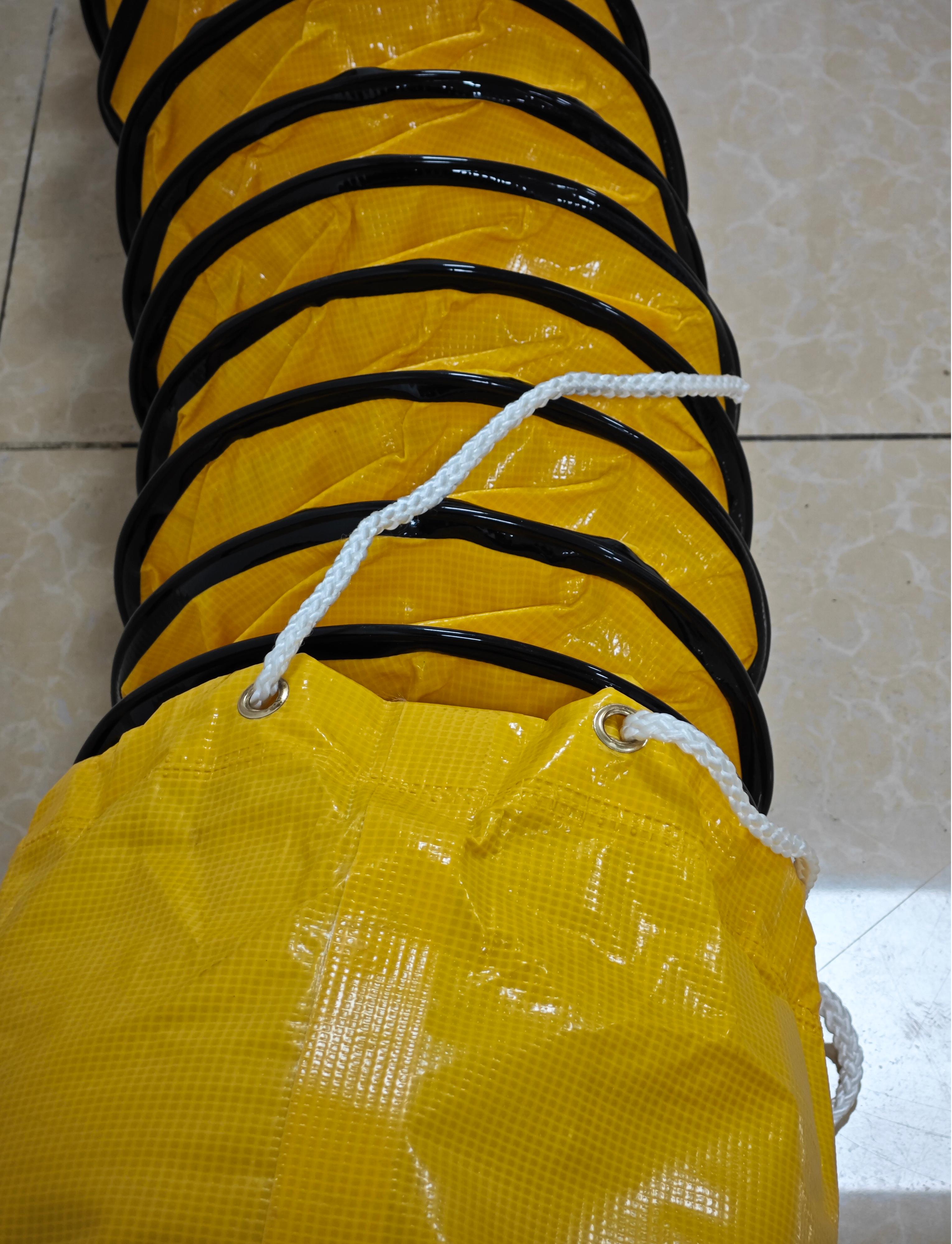 Conductos de aire flexibles de PVC en espiral con bolsa de transporte NUOENWEI 3