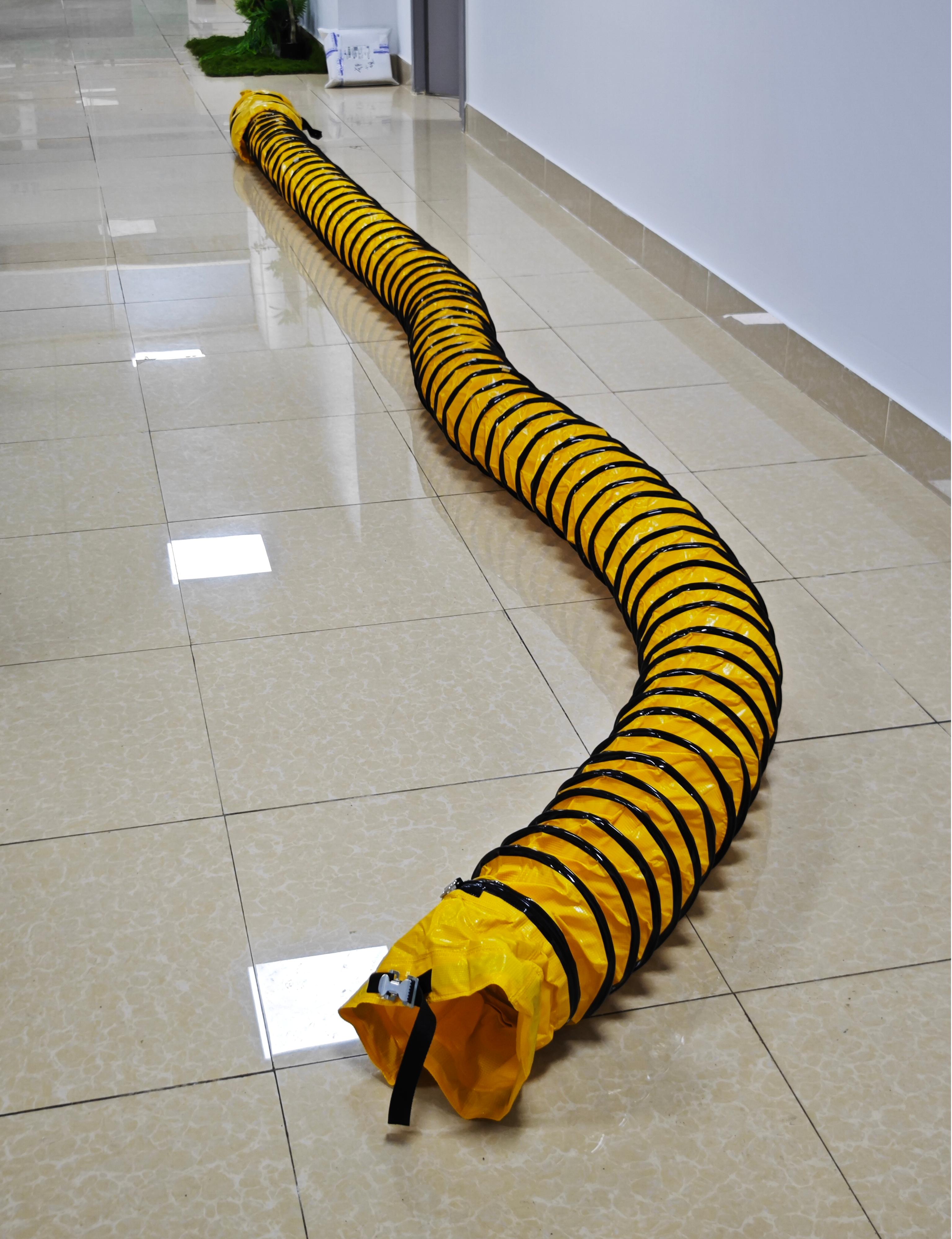 Conductos de aire flexibles de PVC en espiral con bolsa de transporte NUOENWEI 6