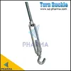 Galvanized turnbuckle, wire rope tightener, eye and eye turnbuckle, open body turnbuckle, tightener 8mm 6