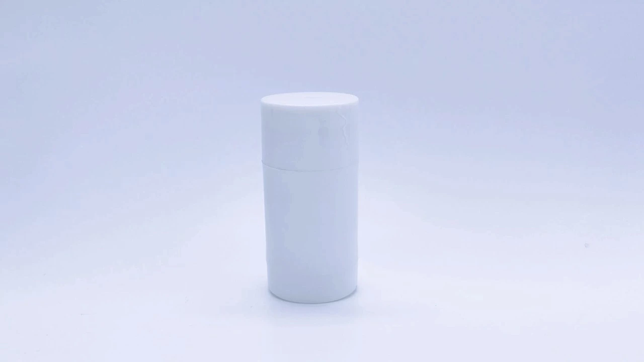 Bâton déodorant crème solaire glamour en plastique blanc de 30 g, emballage roll-on 1