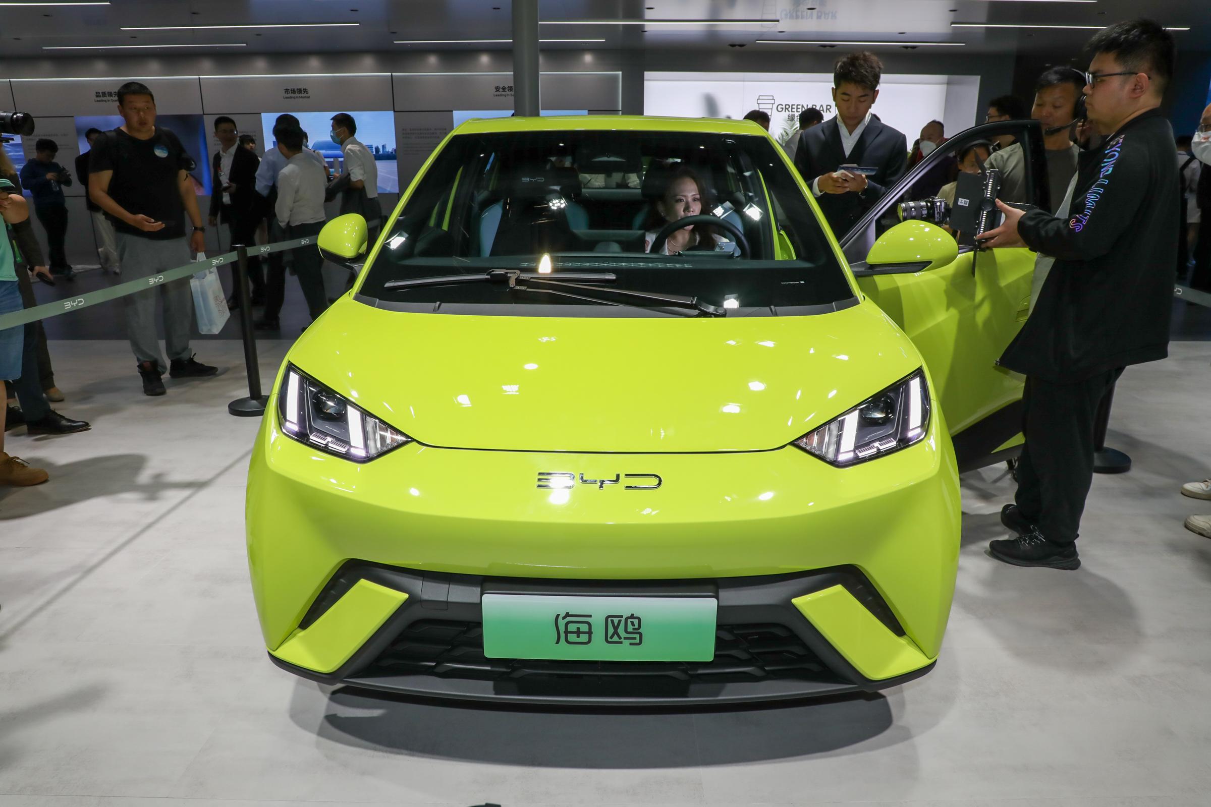 I-BYD Seagull Ev 2025 eno-405km Imoto Yamandla Entsha Yezihlalo ezi-4 ikhwalithi yekhwalithi ehlanzekile kagesi eshaja ngokushesha i-Smart Cheap Mini EV Car iyathengiswa 6