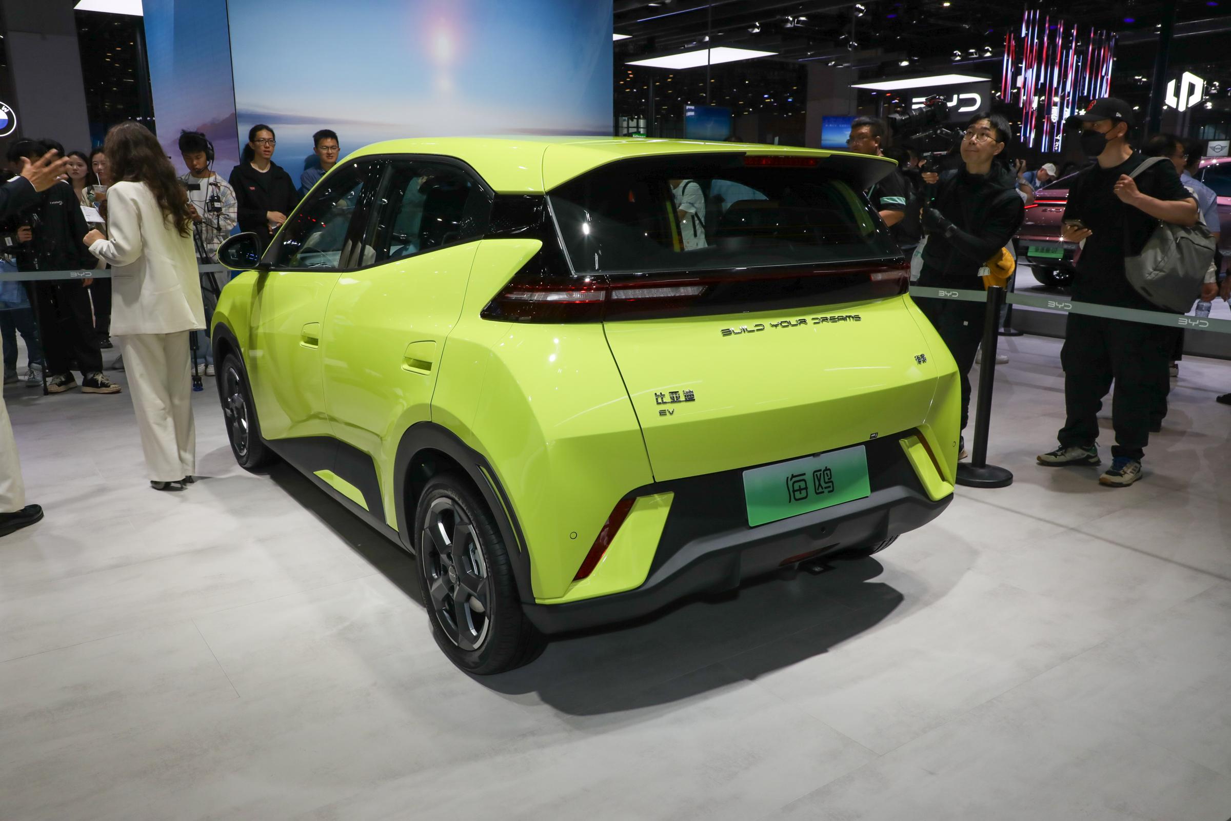 I-BYD Seagull Ev 2025 eno-405km Imoto Yamandla Entsha Yezihlalo ezi-4 ikhwalithi yekhwalithi ehlanzekile kagesi eshaja ngokushesha i-Smart Cheap Mini EV Car iyathengiswa 8