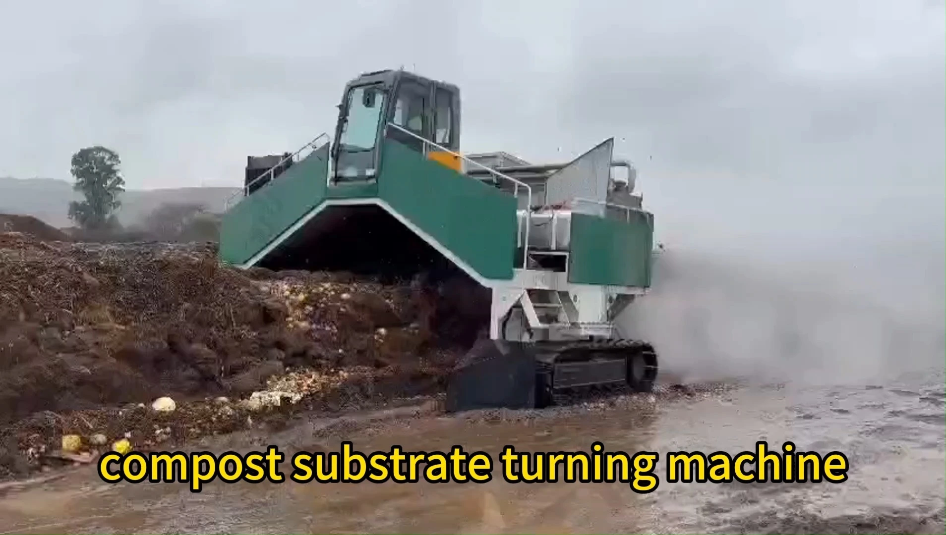 Grande machine de tournage de compost 1