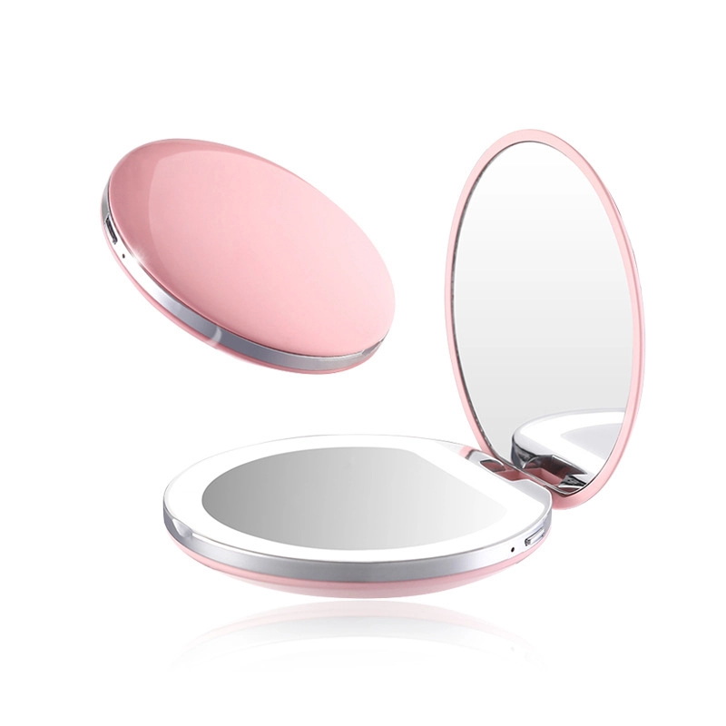 Compact Portable LED Makeup Mirror for Quick Touch-Ups 1
