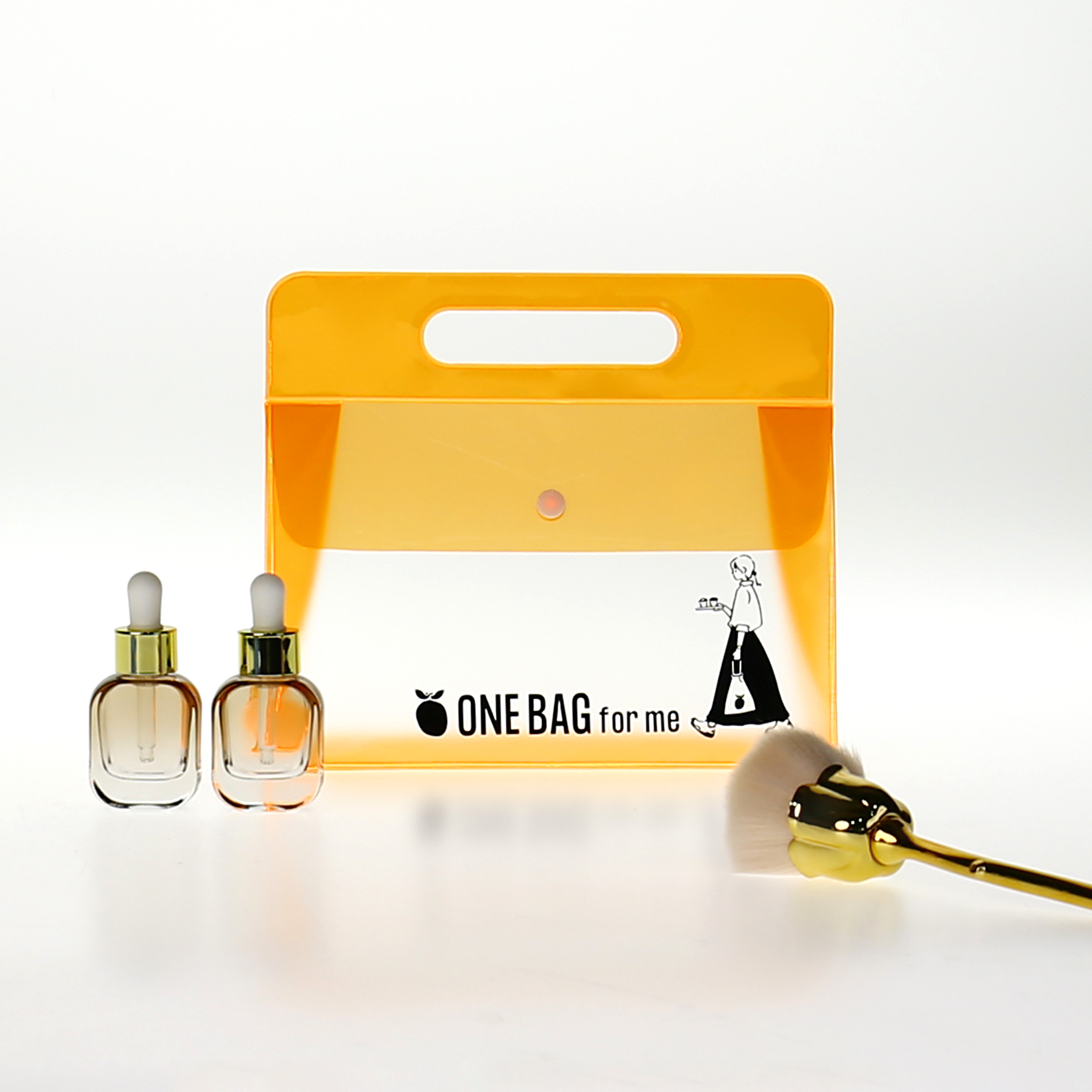 Trousse à maquillage-orange 3