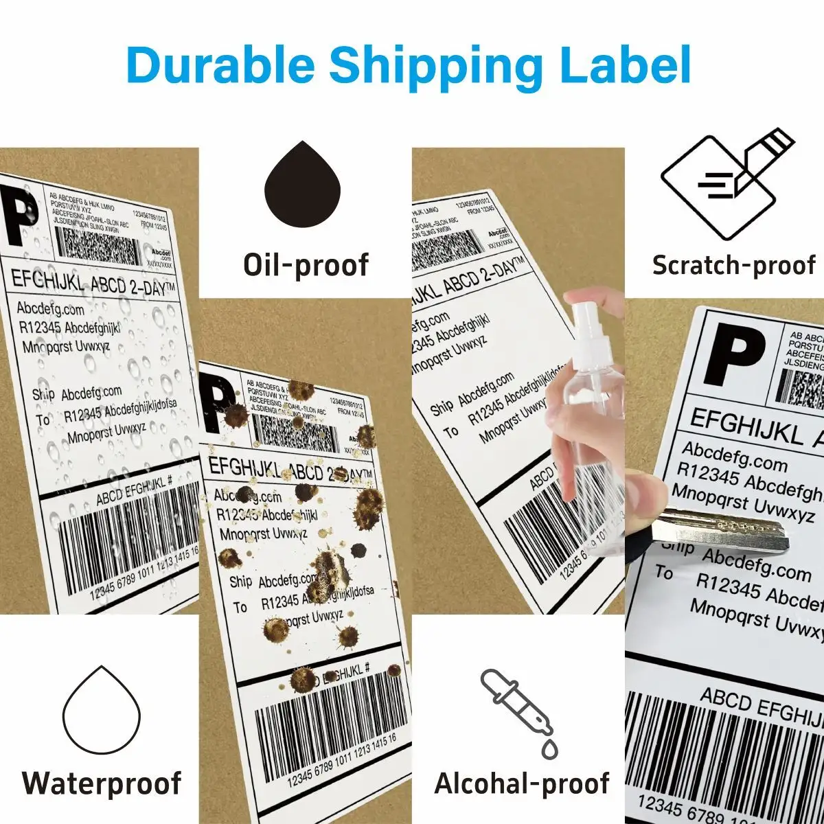 Barcode Printer Roll Support by Easy Stick 6