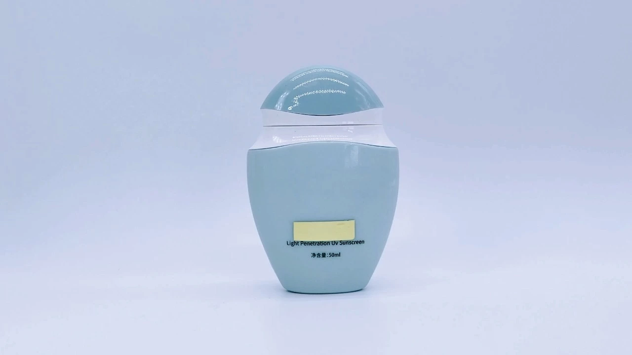 Glamorous 50 ml grüne PE-Sonnenschutztube zum Quetschen 1