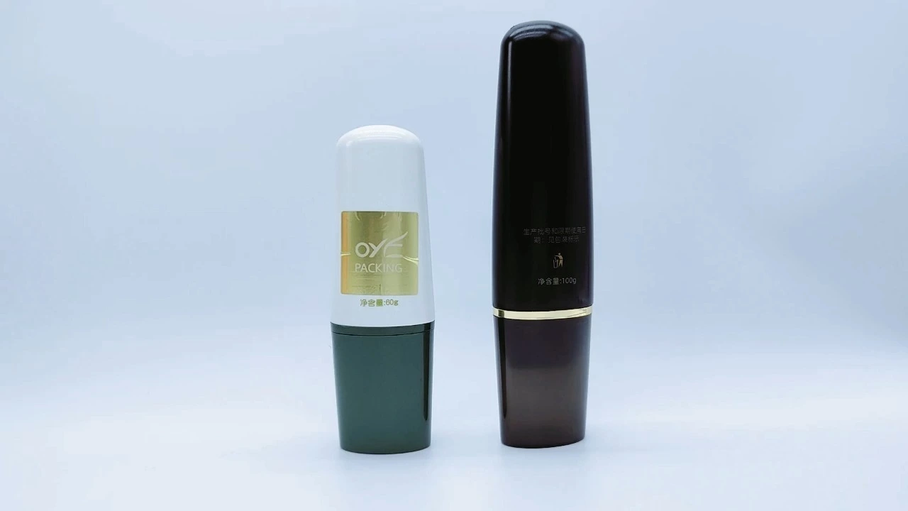 Glamorous 60ml/100ml white/black PP squeeze lotion bottles with silicone applicator 1
