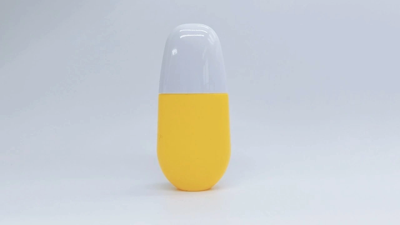 Glamorous 80ml yellow PE squeezable Sunscreen Tube 1