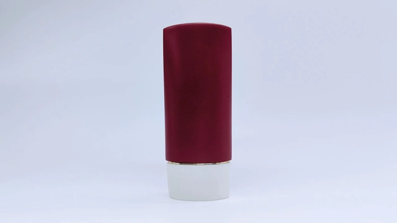 Glamorous 65ml red PE squeeze lotion bottles,Sunscreen jar 1