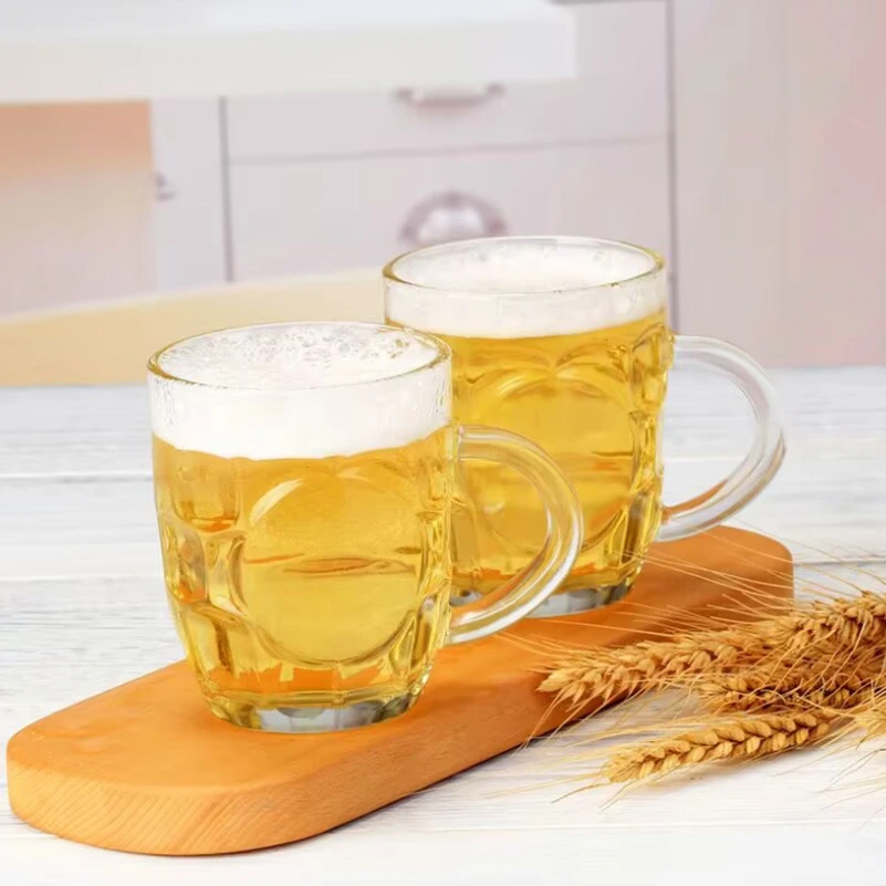 Glassware Custom Logo Bar Beer Glass Cup χωρίς μόλυβδο ποτήρι 500ml 300ml Bar Wine Beverage Glass Beer Κούπα 1