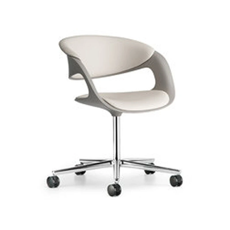Nordic Italian Designer Single Leisure Chair Creative Luxury Office Chair with Metal Fiber Reinforced Fiberglass for Office 1