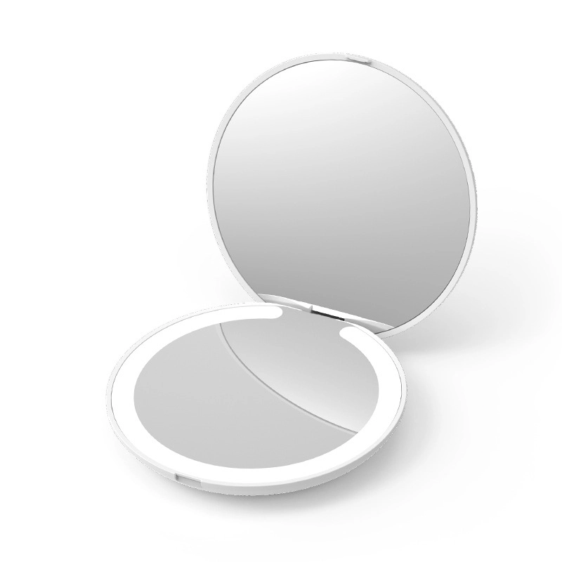 Portable multifunctional makeup mirror with light filler 1