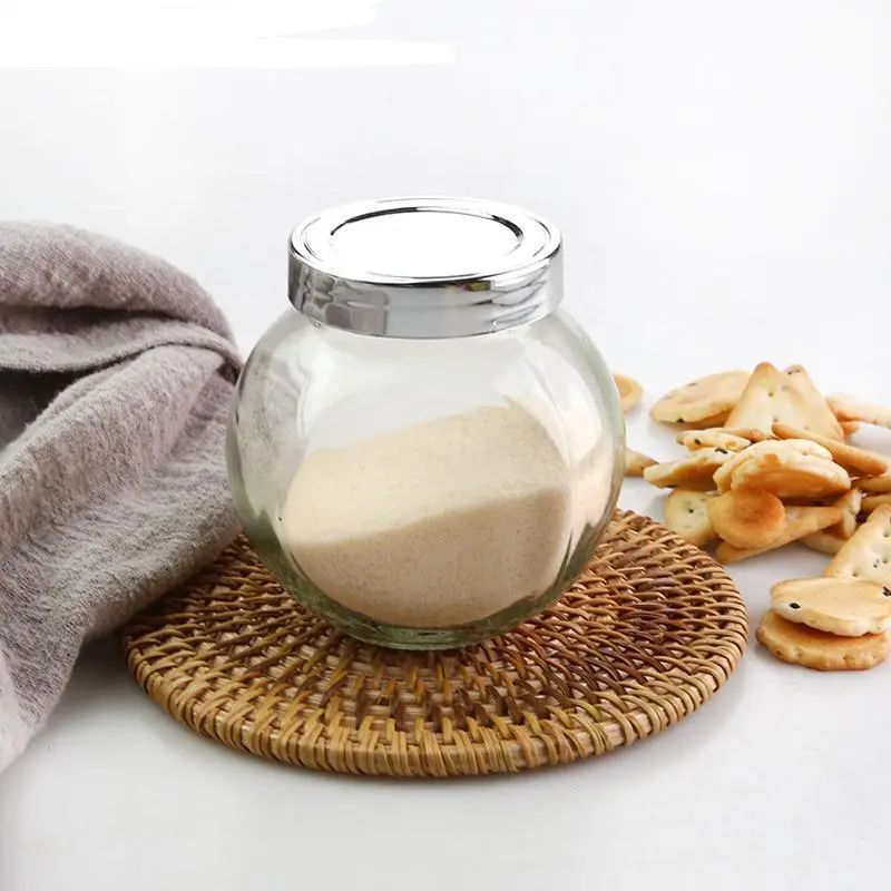 Tarros de almacenamiento de alimentos de vidrio, pequeños contenedores de almacenamiento, tarros de especias de vidrio, tarros de almacenamiento de vidrio herméticos 1
