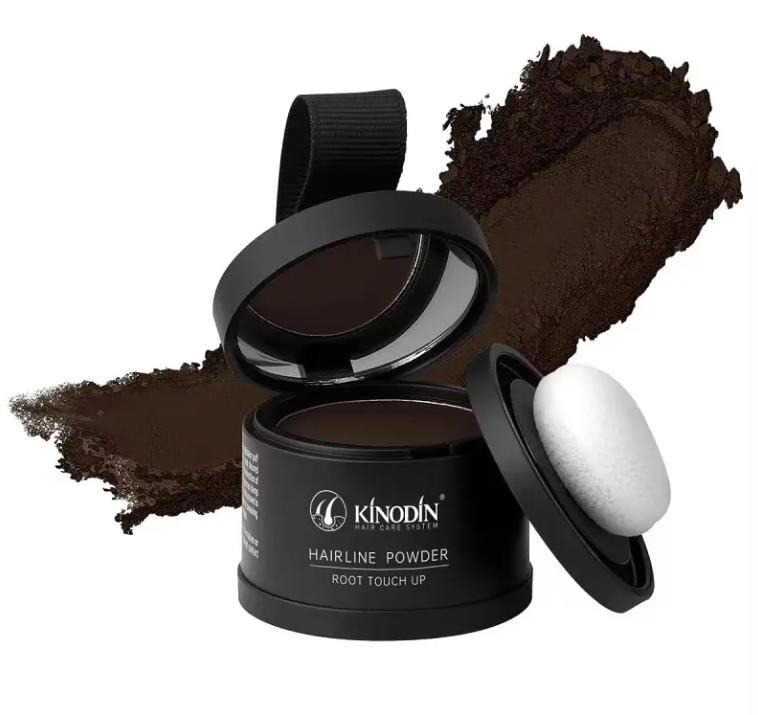 Private Label Hairline Shadow Powder untuk Concealer Akar Rambut dengan cermin dan Puff 2