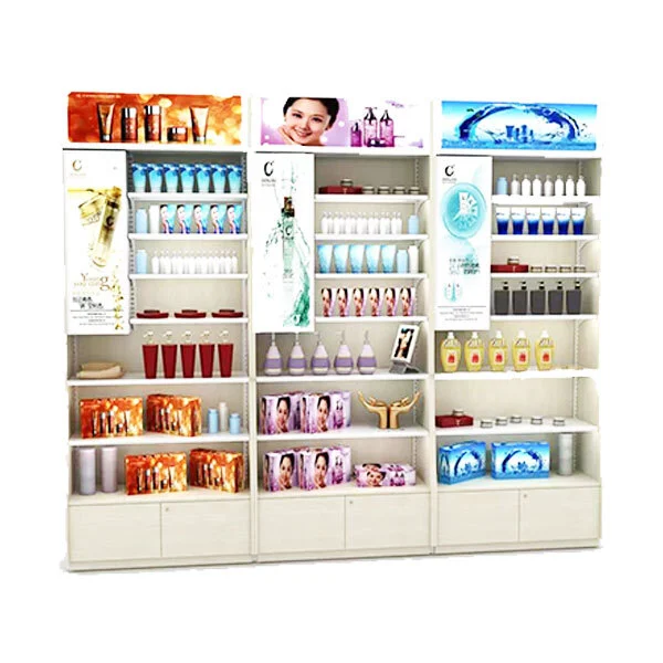 Estantes XINDE para tienda minorista con productos de belleza ligeros 1
