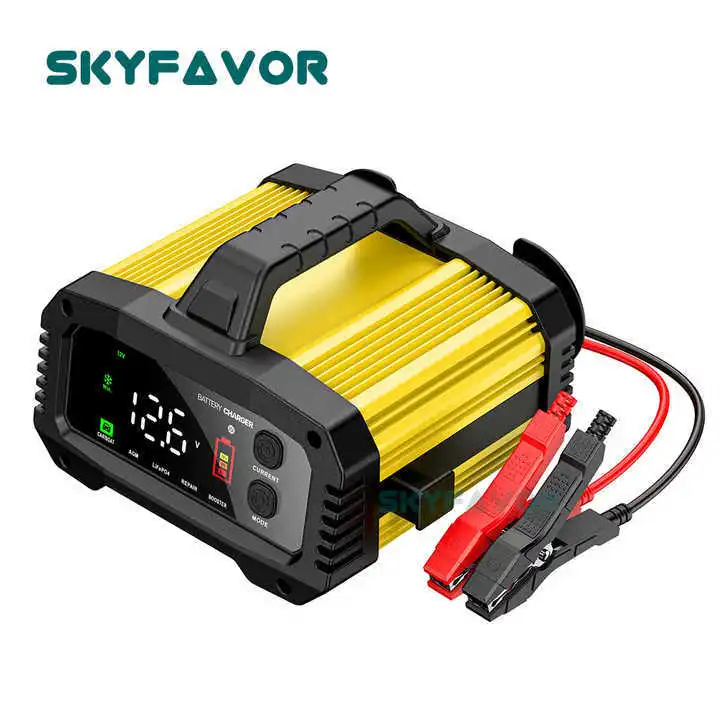ผลิตภัณฑ์ยอดนิยมรถใหม่แบตเตอรี่ 12V 24V Current 25A อัตโนมัติ Universal Lead Acid LiFePO4 แบตเตอรี่ Charger 1