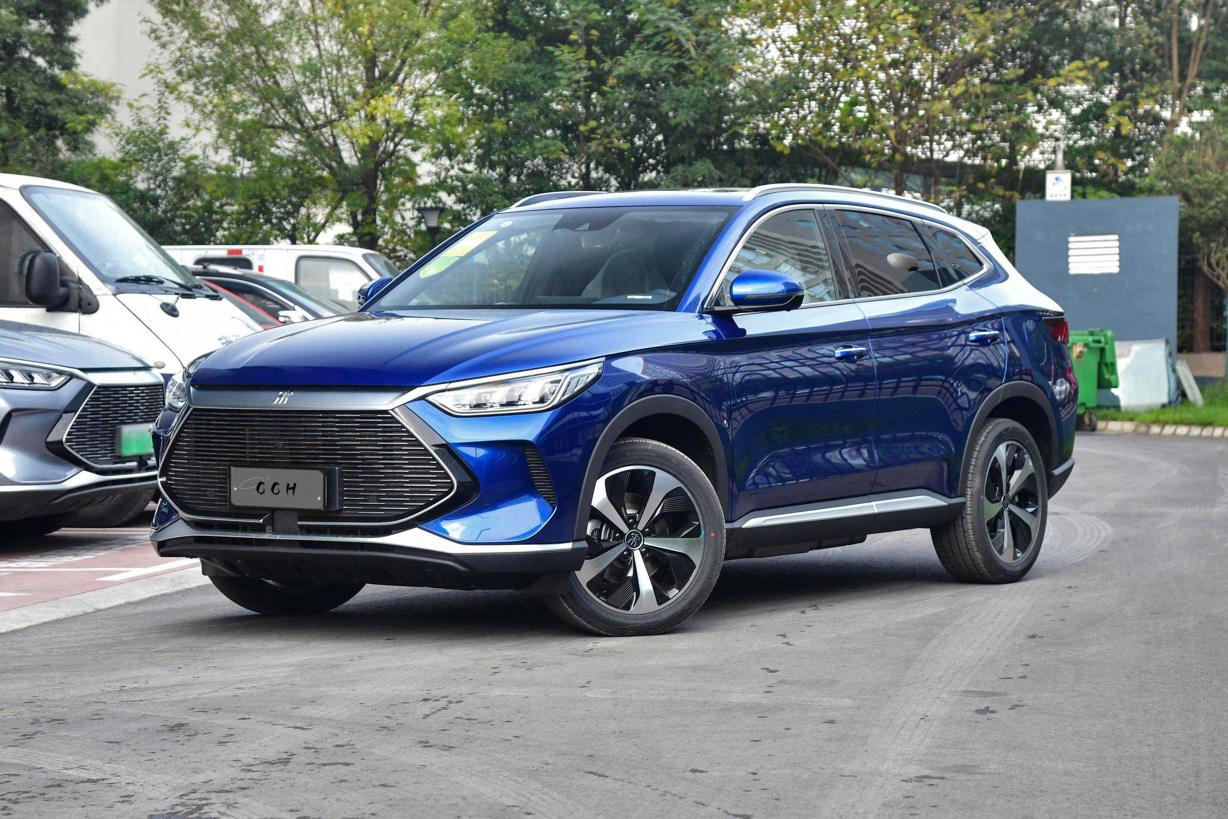 Byd Song Plus EV 2025 עם 605 קמ ספינת דגל Fwd 5 מושבים רכבי שטח חשמליים טעינה מהירה סוללה ארוכה 218ps 160kw ev רכב למכירה 9
