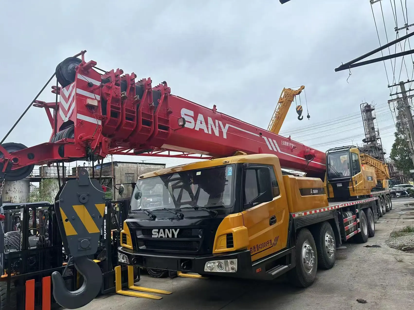2020 SANY STC500 Truck All Terrain Truck Braccio Jib da 50 metri 1
