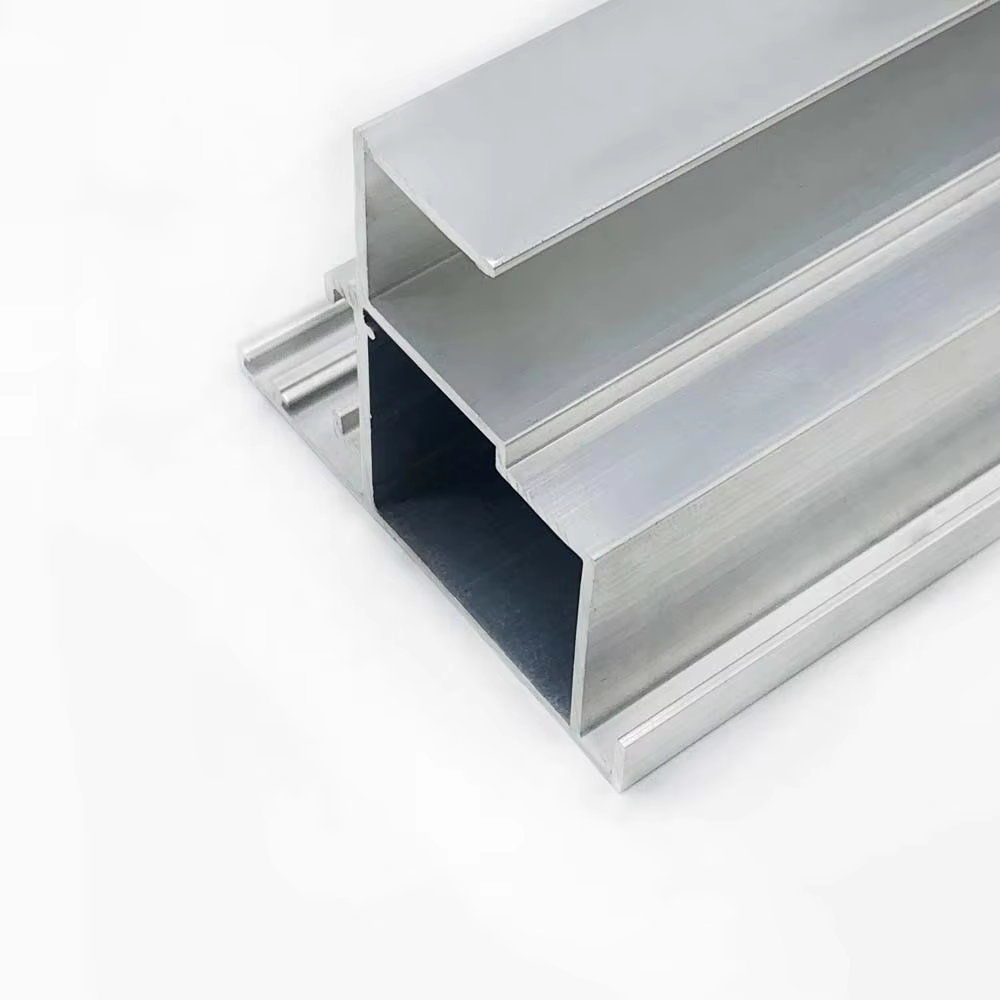 Porta in alluminio e finestre 6063-T6 6005A-T5 verniciate a polvere bianca e nera 7
