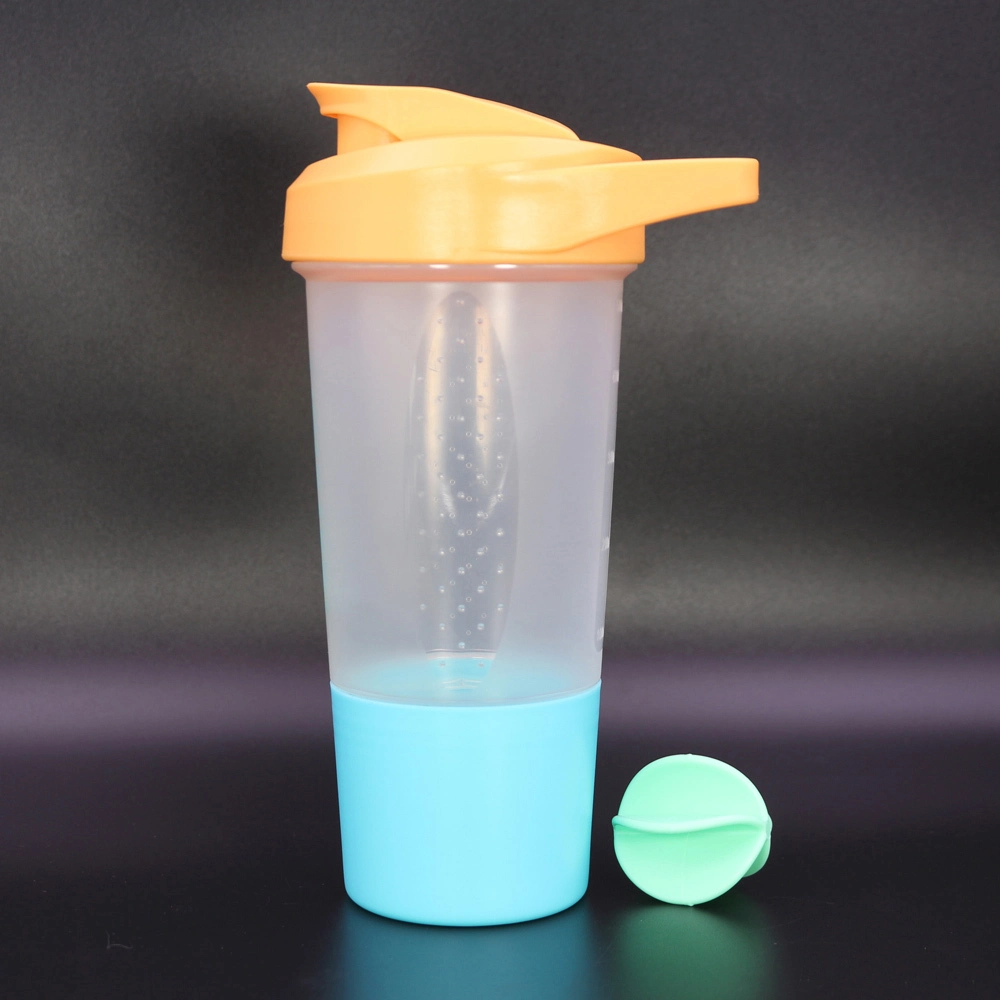 KingLine hot selling colorful reusable protein shaker with mixing ball for sports 1
