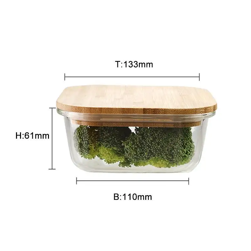 Glass Food Container for Home Use Cs01@crystalhouseware.comfactory 5